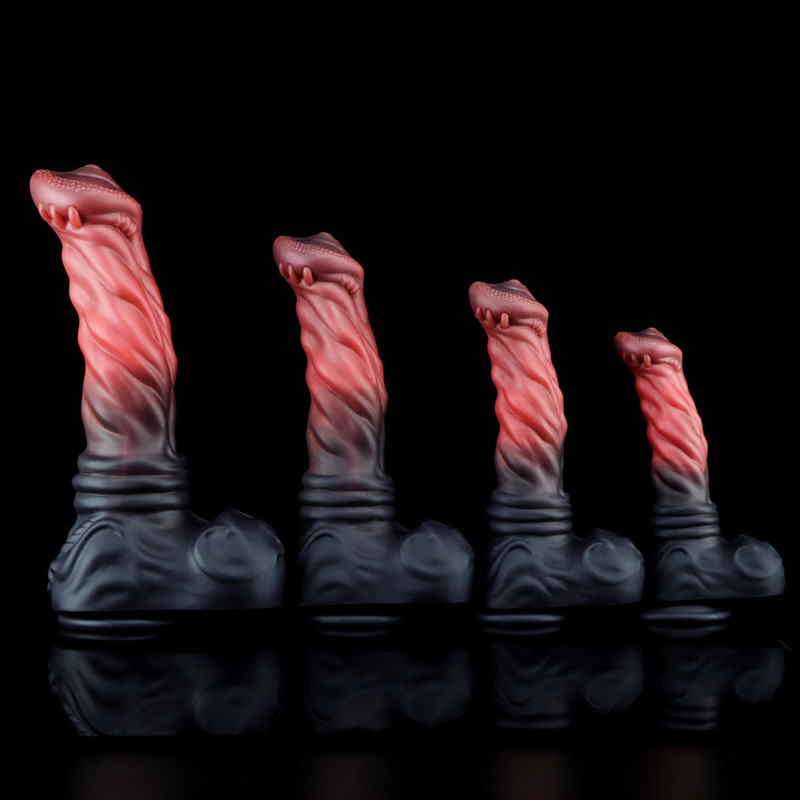 New Fantasy Dragon-Shaped Artificial Horse Penis, Large Glans, Large Flower Horse Stallion Penis, Horse Penis Expansion Anal Plug, Alternative Fun