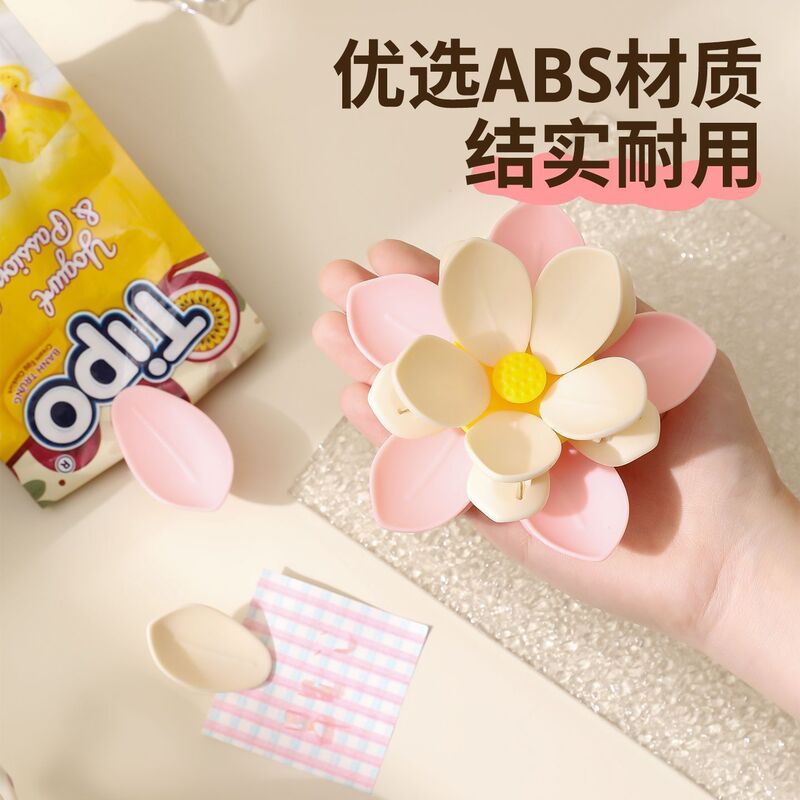 Sakura Magnetic Sealing Clip, Lotus Sealing Clip, Petal Magnetic Sealing Clip, Refrigerator Magnet, Snack Sealing Clip, Cross-Border Sakura Magnetic Sealing Clip, Lotus Sealing Clip, Petal Magnetic Sealing Clip, Refrigerator Magnet, Snack Sealing Clip, Cross-Border