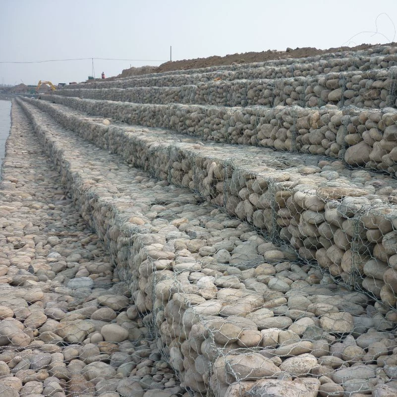 Gaben net roll flood control lead wire hexagonal net water conservancy project lead wire river retaining wall construction application slope protection stone blocking