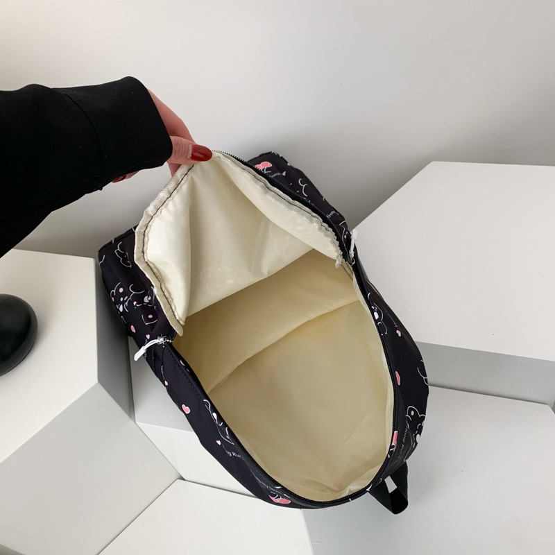 Al por Mayor Escuela Secundaria estudiante mochila de gran capacidad de nylon impermeable mochila de impresión estudiante de la escuela media de viaje de ocio al aire libre bolsa