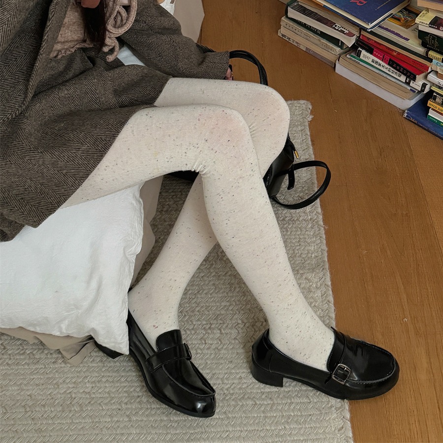 IOULOR New Ideas Skinny Pantyhose Autumn and Winter Girl Anti-Light Leggings Cotton Solid Color Pantyhose