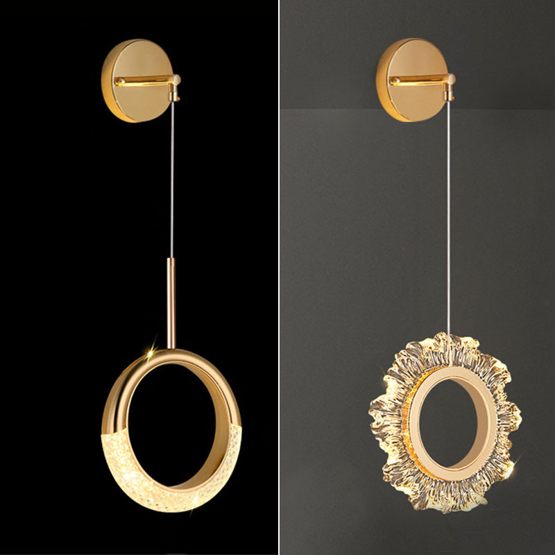 Nueva lámpara de pared de dormitorio de alto nivel, lámpara de cabecera minimalista, lámpara de pared de lujo, lámpara de pared super brillante, lámpara de sala de estar moderna