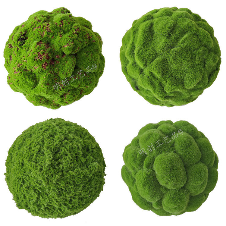 Simulation moss ball ball ball grass ball wedding window store display decoration hotel ceiling moss ball Simulation moss ball ball ball grass ball wedding window store display decoration hotel ceiling moss ball
