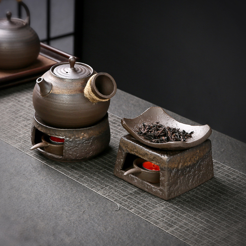 温茶炉小火炉蜡烛煮茶底座香薰炉提香器烘茶炉围炉煮茶温茶暖茶器