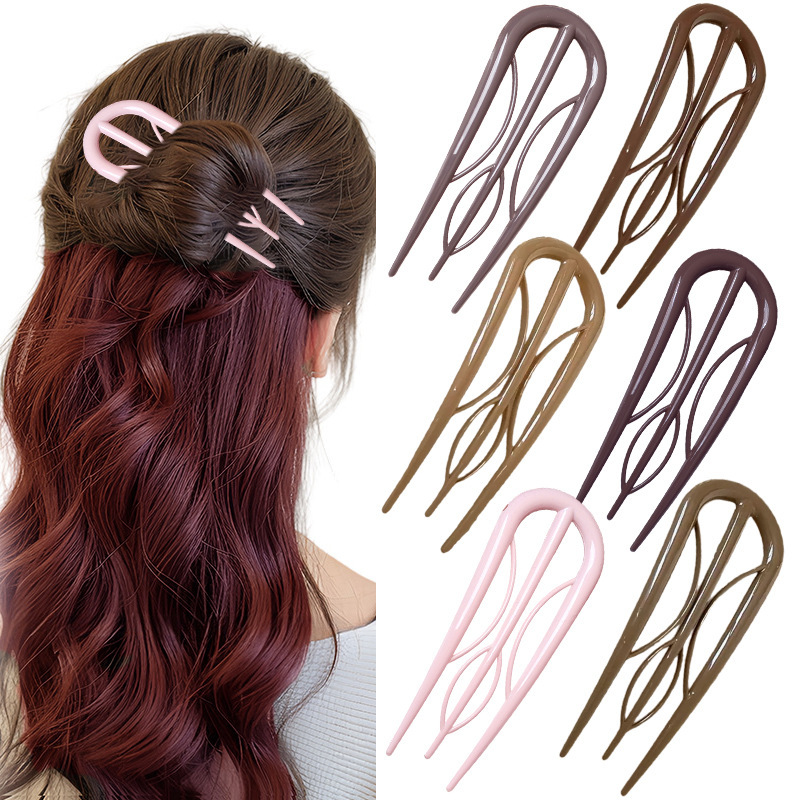 PCU tipo clip de cabello de alta sensación nuevo disco chino artefacto de cabello de estilo antiguo clip de cabello de rama simple clip de cabello image 26