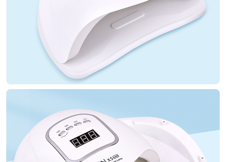 Grenzüberschreitende Nagelmaschine Fototherapi-Lampe 150W Nagelausgehärtete Lampe Trockner Nagellack Klebstoff schnelltrocknende LED-Nagellampe X5MAX