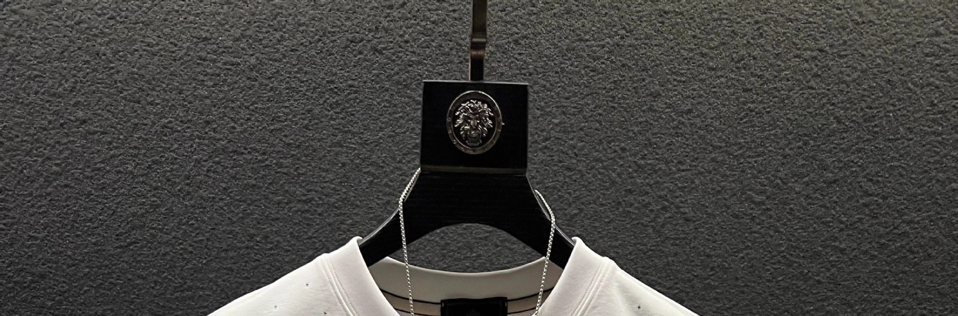 T-shirt di lusso uomo maniche corte con strass e meteorite_voghion.com