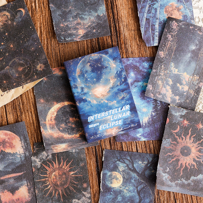 Xingshi Dream Talk Papel de nota retro Papel de material no pegajoso Diario de cuenta manual transfronterizo Material decorativo Doudou