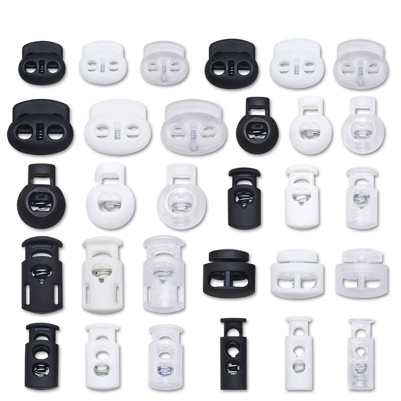 Производители оптовых спотовых круглых пружинных пряжек для регулировки давления веревочной пряжки с двойным отверстием свиной носовой пряжки