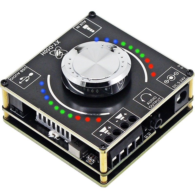 12V/24V Bluetooth stereo gücləndirici lövhə, iki kanallı audio modul