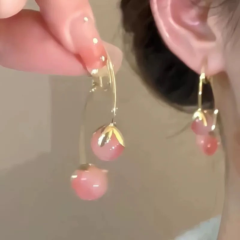 Fuchsia earrings