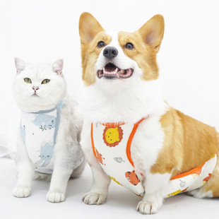 Pet It to Prevent Colds Corgi Bellyband Dog Bellyband Breathable Home Pet Clothes Cat Bellyband Anti-Licking Bellyband