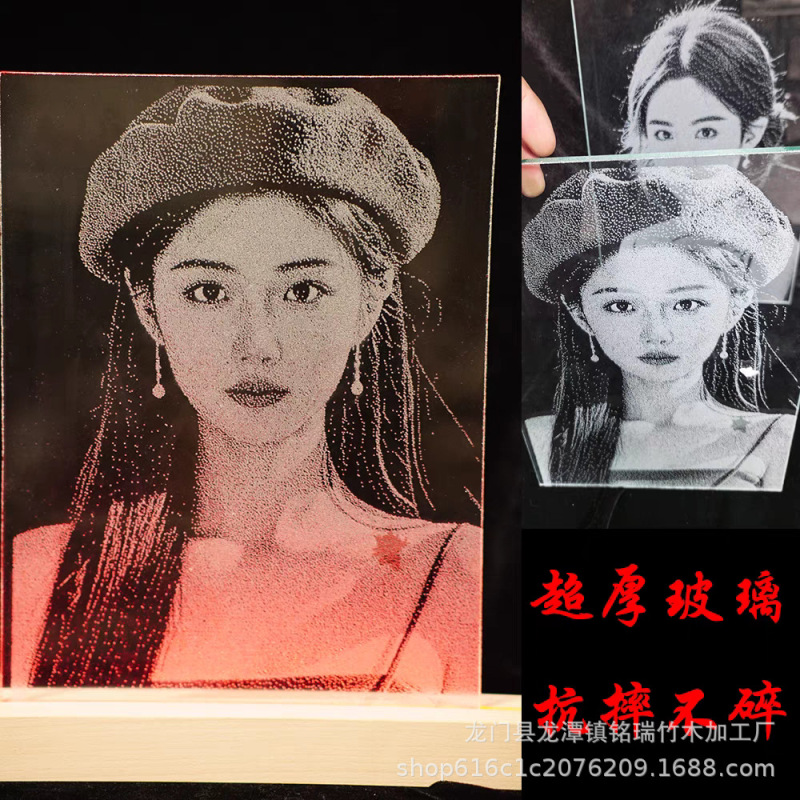 Hammer Glass Painting Photo Glazed Painting Portrait Hammer Painting Gift for Girlfriend Graduation Birthday Souvenir Hammer Glass Painting Photo Glazed Painting Portrait Hammer Painting Gift for Girlfriend Graduation Birthday Souvenir
