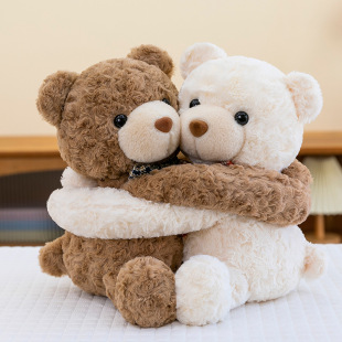 Cute Hug Bear Plush Toy Couple Bear Doll Bear Doll Gift Children's Rag Doll Wholesale