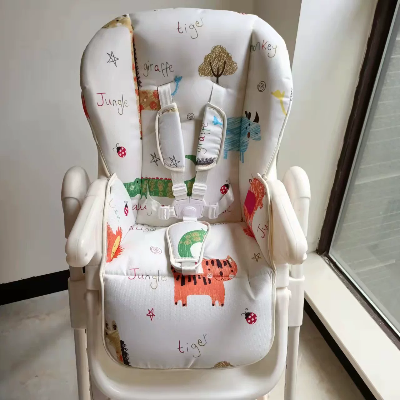 Подушка на детский стульчик Llhagaday Hakada, сиденье Karmababy, хлопковый коврик
