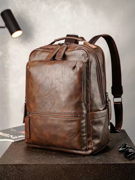 Backpack Men's Large Capacity Multi-Compartment Business Trip Computer Bag Men's Computer Backpack College Student Bag