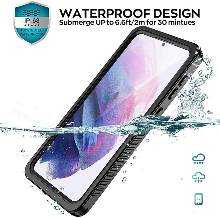 Red Pepper Waterproof CaSe Suitable for Galaxy SamSung S21 Waterproof CaSe IP68 Anti-fall Mobile Phone Protective CaSe 6.7