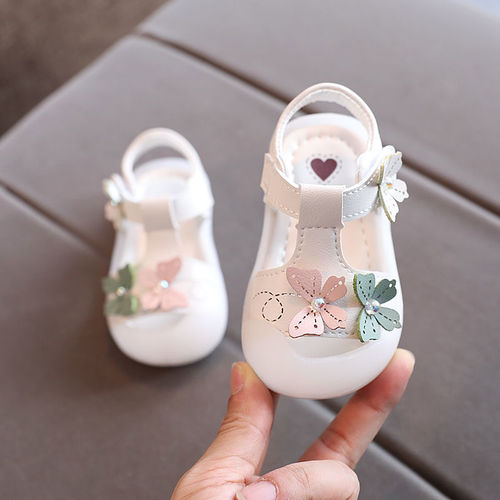 2022夏女童宝宝鞋子0-3岁公主软底防滑婴儿凉鞋1岁幼儿小童学步鞋