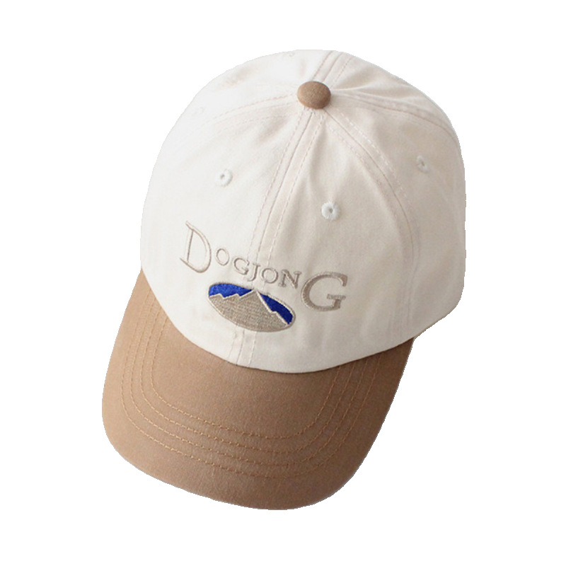 Sombreros infantiles de estilo coreano sombrero de béisbol de algodón para niños y niñas personalidad de padres e hijos bordado ajustable sombrero de lengua de pato