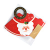 Machining funny Christmas cartoon Santa Santa Elk candy biscuit set color box packaging 10pcs/package