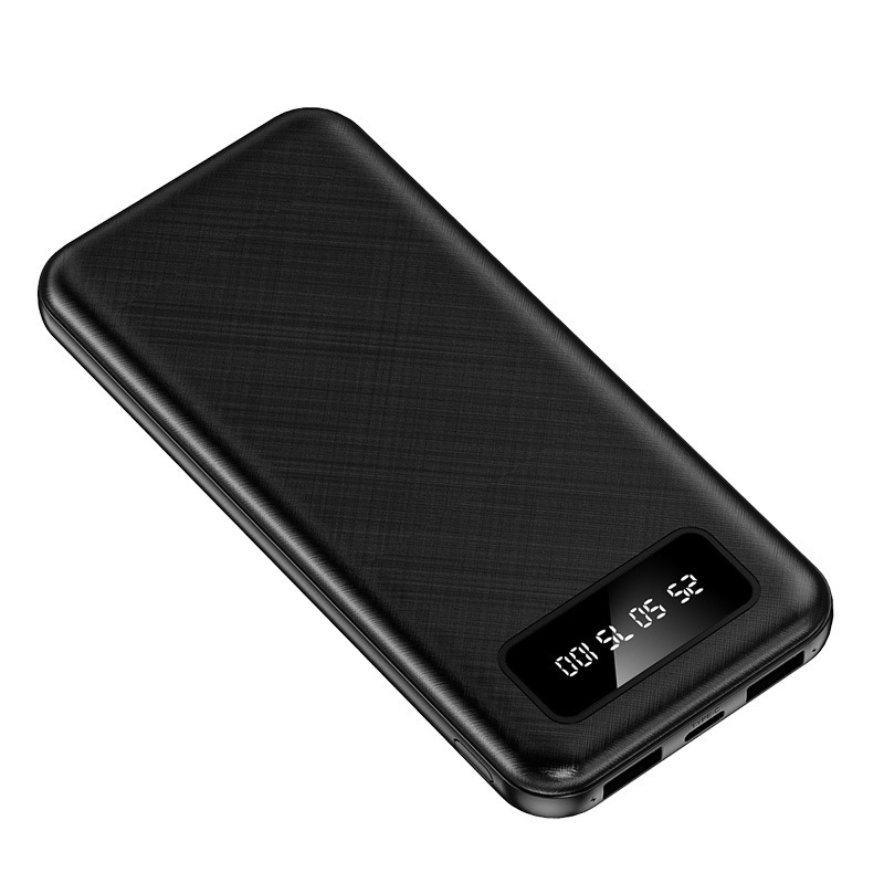 Pantalla digital 2w mAh lámpara LED al aire libre carga rápida con cuatro líneas de carga 2A batería de litio de alimentación portátil