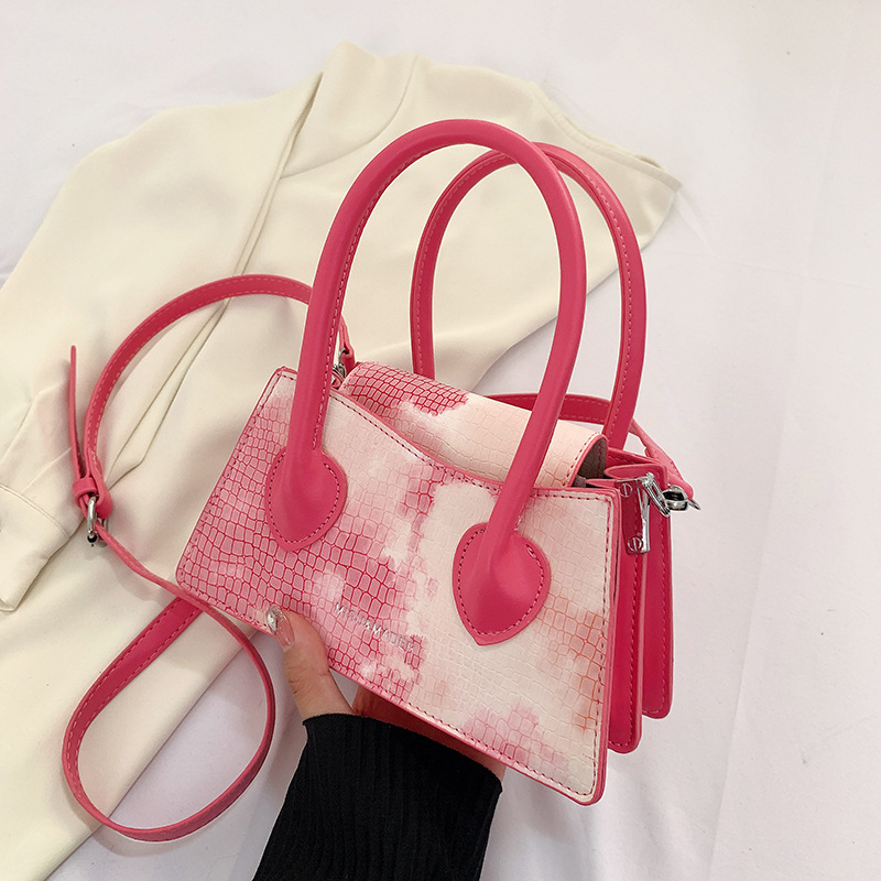 Frau Mittel Pu-Leder Krokodil Klassischer Stil Strassenmode Quadrat Magnetschnalle Umhängetasche display picture 25