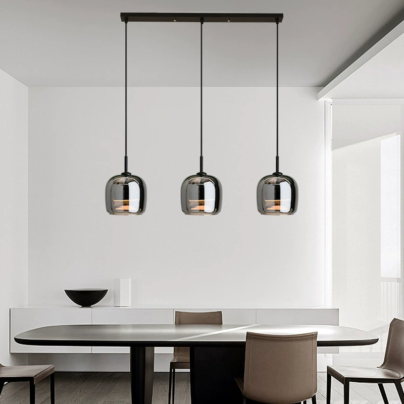 Modern and minimalistic creative ceiling lamp for bed, lights for living room, glass lantern, high-quality style, light luxury style