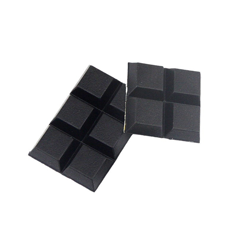 T型/圆柱型橡胶脚垫环 保胶垫单面带胶异型垫片 防撞减震防滑垫