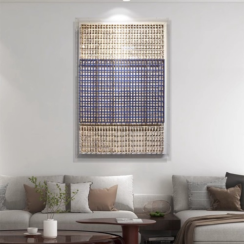 Acrylic creative entrance designer wall art 3D abstract office model room decoration painting