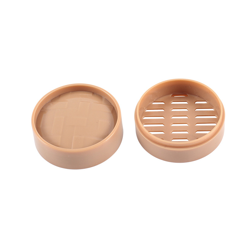 (2개) 플라스틱 시뮬레이션 음식 놀이 증기선 금형 소형 음식 놀이 DIY 손으로 만든 찐빵 액세서리 아침 마구간 장식품 장난감