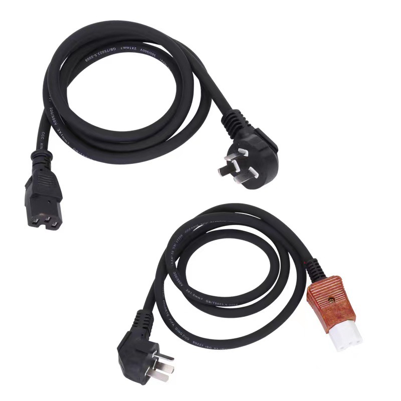 밥솥 전원 코드 3 홀 범용 고출력 밥솥 3 눈 전기 주전자 전기 밥솥 와이어 퓨어 동