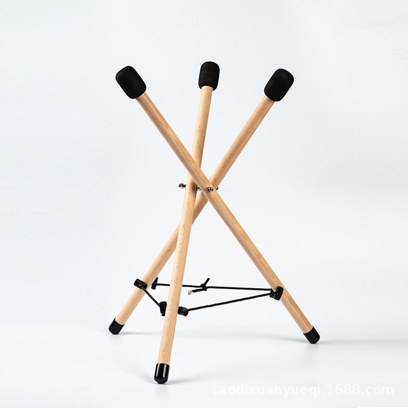 Accesorios para instrumentos musicales Hollow drummer dish bracket rack de madera rack de almacenamiento Hollow Drum rack de madera maciza drumstick entrega