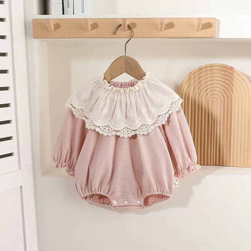 婴儿衣服包屁衣秋装女宝宝三角连体衣婴幼儿外出服春秋季爬服哈衣