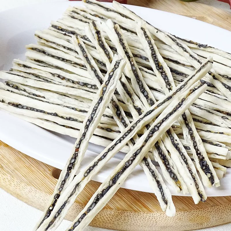 Хонгконгский Xinglongzhan черный кунжут копченая семга крошки 75 г готовые к употреблению морские деликатесы закуски для офиса из интернета-знаменитости