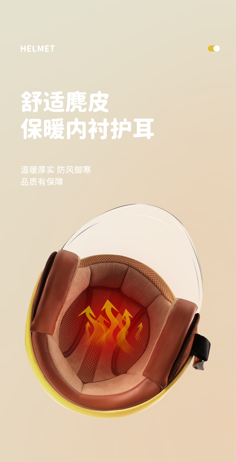 New National Standard Children's Helmet Boy Winter Female Electric Battery Car All-Season Safety Motorcycle Helmet