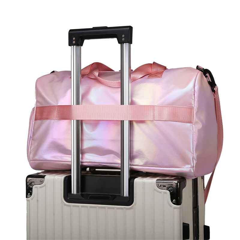 Nuevo producto bolso de viaje de almacén de zapatos independiente de gran capacidad, bolso de fitness de separación seco y húmedo deportivo, bolso de mensajero portátil simple