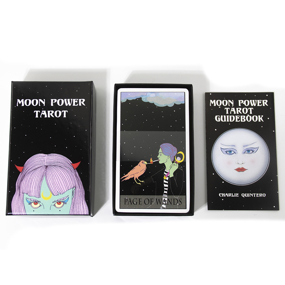The moon power 塔罗牌  烫金工艺 扑克牌批发Tarot Cards 游戏卡