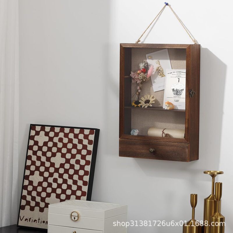 Wooden Dried Flower Specimen Storage Box, Hand-Made Display Box, Flip-Top Shadow Box, Wall-Mounted Storage Box Wooden Dried Flower Specimen Storage Box, Hand-Made Display Box, Flip-Top Shadow Box, Wall-Mounted Storage Box