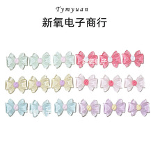 韩式蝴蝶结diy 可爱手机壳发夹发圈冰箱贴饰品装饰奶油胶树脂配件