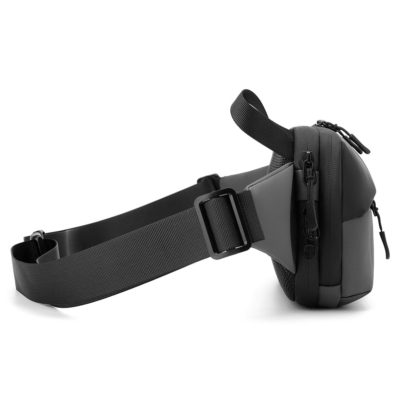 2024 nuevo bolso de mensajero simple casual para hombre reflectante transfronterizo multifuncional al aire libre deporte ciclismo bolsa de pecho al por mayor