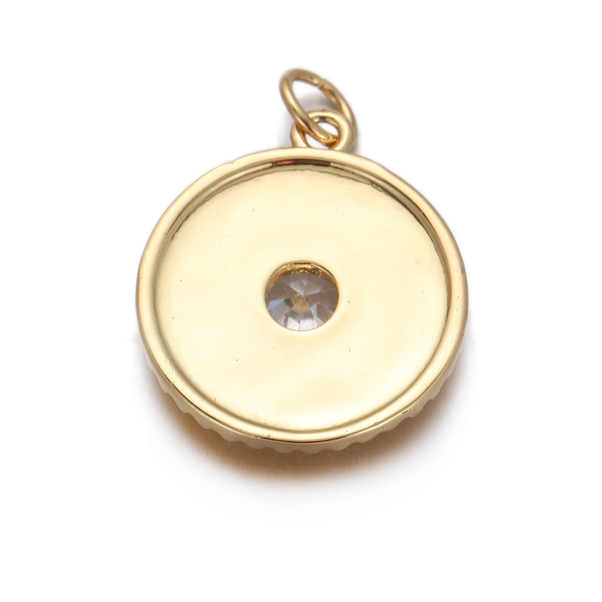 4g Weight Pendant Jewelry Making Type Gold Plated Plating Material Zircon Inlay Material 1 Piece Quantity Holiday Occasion Copper Material Donuts Pattern Women's Gender Enamel Design Simple Style Style 1 Piece Copper Zircon Gold Plated Donuts Pendant 24