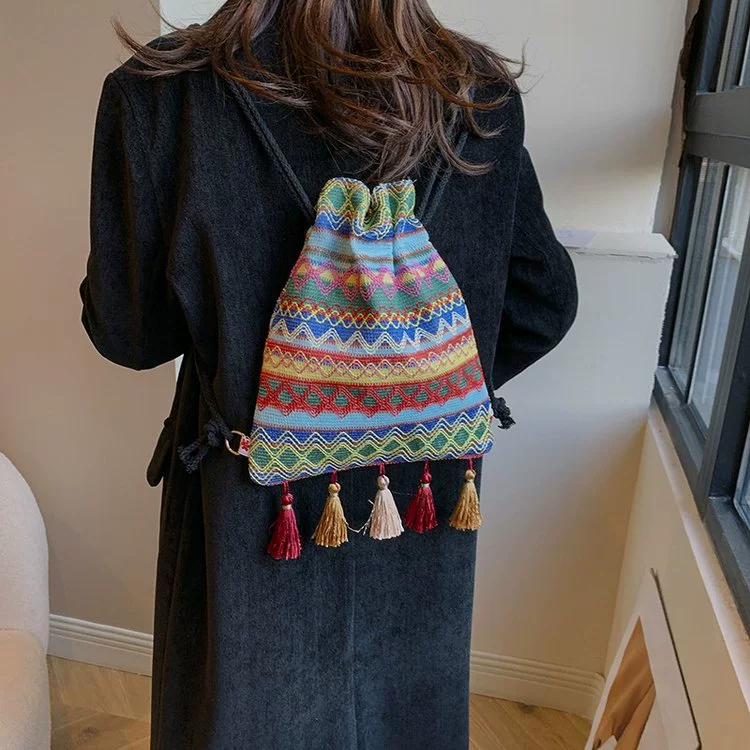 High quality ethnic universal bag, backpack, ethnic style