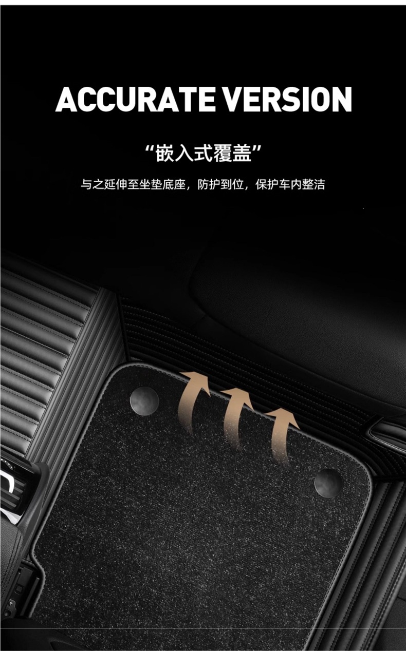 Full-coverage car floor mats, 2025 new model, starry sky carpet floor mats, threshold covers, wire loop carpet, top layer car mats