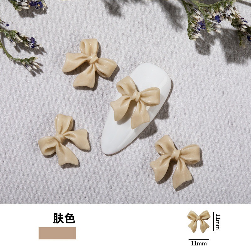 리본 나비 매듭 [스킨톤]