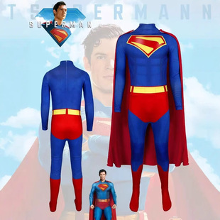 Halloween Cross-Border Superman Heritage Cosplay Krypton Clark Kent Role-Playing Stage Costumes