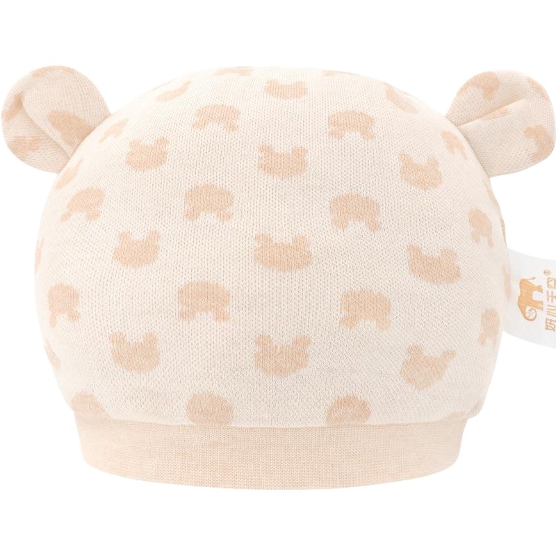 Baby tire cap warm pure cotton baby color cotton sleep cap autumn and winter newborn cotton children's hat factory supply