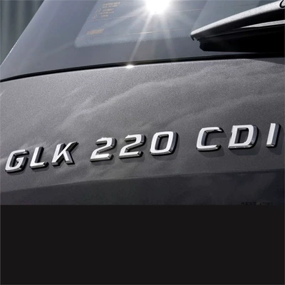 Car logo, rear lettering, GLK350 rear lettering - standard-glk220cdi