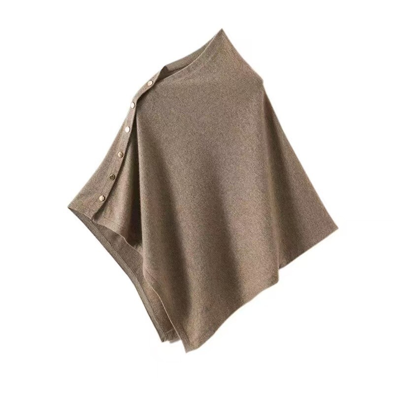 New Style Buttoned 100% Cotton Cashmere Shawl for Women, Air Conditioning Scarf, Warm with Gold Buttons, Versatile Shoulder Wrap, Thick and Fashionable New Style Buttoned 100% Cotton Cashmere Shawl for Women, Air Conditioning Scarf, Warm with Gold Buttons, Versatile Shoulder Wrap, Thick and Fashionable