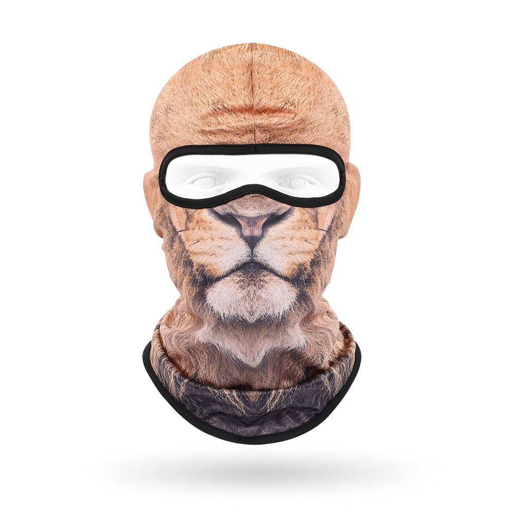 Sudor absorbente máscara transpirable de secado rápido para hombres y mujeres ciclismo al aire libre bicicleta protección solar sombrero lindo mascota sombrero animal bufanda