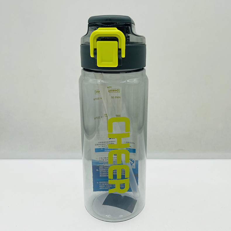 Tong 6321 espacio Copa mujer estudiante deportes botella de agua portátil 750ml cubierta de rebote taza de consumo directo taza de mano